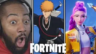 NON Fortnite Player Reacts to Crossover Trailers (KPop Demon Hunters, Kim Kardashian & MORE)