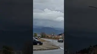гора в облаках Черногорица, Подгорица 😊