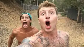 RUNNING FROM THE COPS NAKED THROUGH THE FOREST ON DRUGS | Scotty Sire