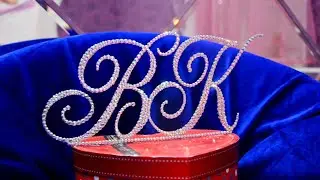 Topper. Rhinestone decoration.