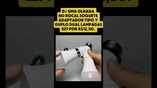 Dê uma olhada em Bocal Soquet Adaptador Tipo Y E27 Duplo Duas Lampadas novo. Compre agora! 