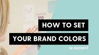 How to set your brand colors in Showit