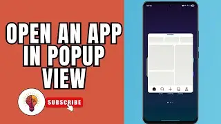 How to Open Any App in Popup View | Easy Floating Window Tutorial?