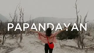 KETEMU PASIR MIRIP SALJU DI GUNUNG PAPANDAYAN
