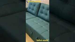 Modern L shape sofa cum bed with hydrulic storage 