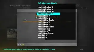 Best Upto Date IW4MP Steam Mod MENU MW2 Ofhost and host Silent Menu by GazzasLobbies The REAL GAZZA