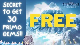 Dragonspine: FREE 30 PRIMOGEMS | 3 Drifting Bottles Location | Genshin Impact · 原神 |