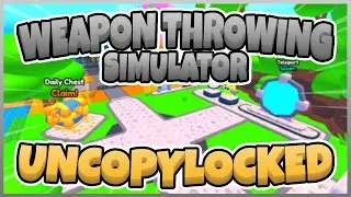 Weapon Throwing Simulator Free Uncopylocked [Roblox Studio]