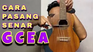 Cara Pasang Senar Ukulele Senar 4 atau Kentrung GCEA