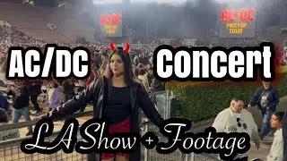 AC/DC Concert Pasadena LA 4/18/25 ( including footage of show!)