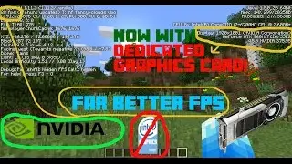 How to use DEDICATED GRAPHICS CARD in Minecraft (Much HIGHER FPS)