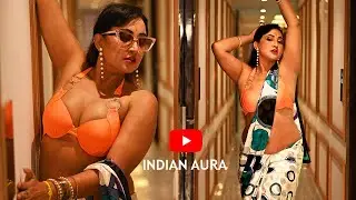 🔥BOLD EXPRESSION SAREE FASHION VIDEO ft. MILI🔥 | INDIAN AURA FASHION VLOG