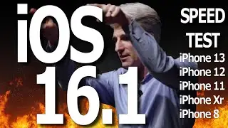 iOS 16.1 Speed Test vs iOS 16.0.3 on iPhone 8, XR, 11, 12 and 13.