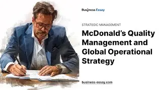 McDonald’s Quality Management and Global Operational Strategy - Essay Example