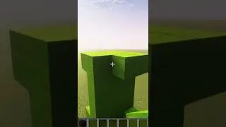 Minecraft Creeper Statue 🔥 #shorts