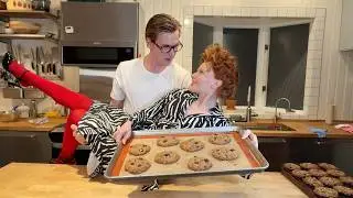 made chocolate chip cookies....emotional