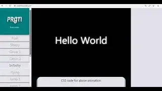text animations in pure HTML and CSS | 