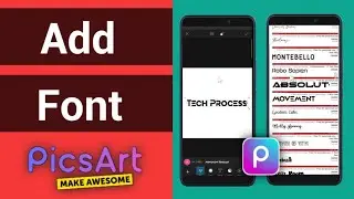 How to Add Fonts on PicsArt (Android & iOS) || Add Custom Fonts in Picsart || Picsart Fonts