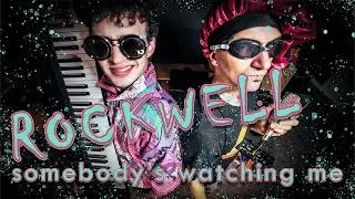 Rockwell Somebody's Watching Me | Hard rock / metal cover by Wrigglyaudio & Friends ft jcent on Keys