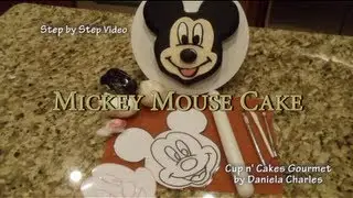 Mickey Mouse Cake Step by Step Tutorial
