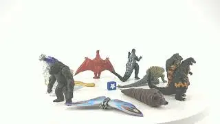 Набор фигурок Годзилла против Конга Godzilla 10 в 1 (8,5-16,5 см) 108470