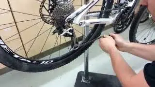 Montar una cadena con enlace rapido