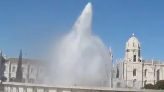 #Фонтан у монастыря Жеронимуш. Лиссабон, Португалия.