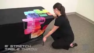 Custom Couture Table Cover Dye Sublimation by youHUGE.com