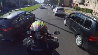 Riding through the city to the moto meeting 14.10.2023 Oradea