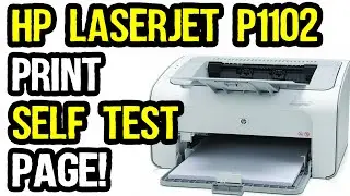 Hp LaserJet P1102 Print Self Test Page