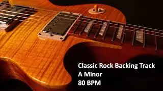 Classic Rock Ballad Backing Track in A Minor
