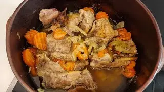 Кролик в белом вине/ Friptura din iepure in bin alb