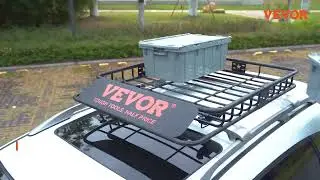 VEVOR Roof Rack Cargo Basket for SUV/Truck/Cars - 200 LBS Capacity, 46x36x4.5