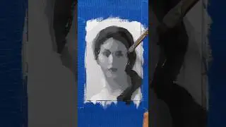🎨 Painting a THUMBNAIL Value Study #shorts