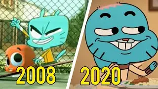 Evolution of Gumball 2008-2020