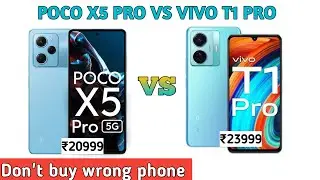 POCO X5 PRO 🔥 VS VIVO T1 PRO OR IQOO Z6 PRO FULL COMPARISON // 2 MAJOR ISSUES IN POCO X5 PRO