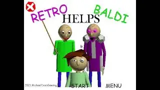 RETRO ZACAL POMAHAT BALDIMU!!! Baldis Basics Mod: Retro Helps Baldi 1.3.2