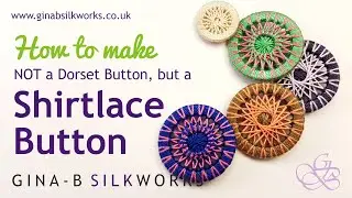 How to make a shirtlace button (not a Dorset Button) - a zwirnknopfe ring button