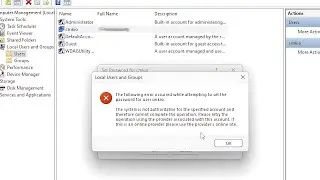 The system is not authoritative for the specified account