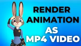 How to Render Animation as Mp4 Video in Blender 3.4 | How to Export Video in Blender Tips & Tricks
