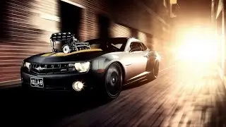 Netsky - Iron Heart [Bass Boosted]  (With Car drifting video!)