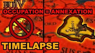EU4, But Occupation is Replaced By Annexation... | Europa Universalis 4 AI Only Timelapse