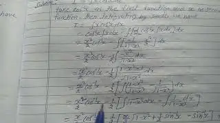 Integrate the function xcos^-1(x) .
