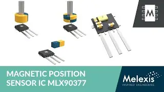 Magnetic position sensor MLX90377