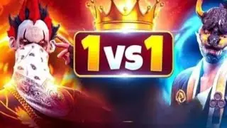 Free fire custom room 1v1  Game play | Only Headshot Game play free fire | FF Live in CS Rank