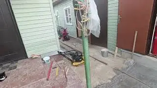 Укладка тротуарной плитки.