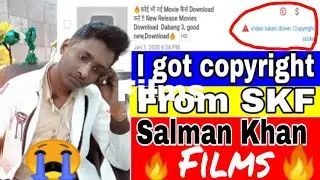 I got copyright strike from SKF || why I got a copyright strike |