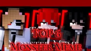 Mine-Imator [Top 6 Monster Meme] Minecraft animation