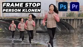 Freeze Frame Clone Effekt | Person klonen in Premiere Pro CC Tutorial Deutsch