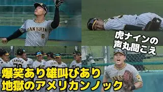 【爆笑あり！雄叫びあり！】地獄のアメリカンノックに虎ナインが挑戦！【阪神秋季キャンプ】